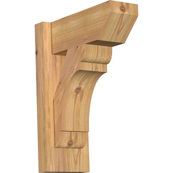 Ekena Millwork Olympic Slat Smooth Outlooker, Western Red Cedar, 5 1/2"W x 12"D x 16"H OUT06X12X16OLY06SWR - main